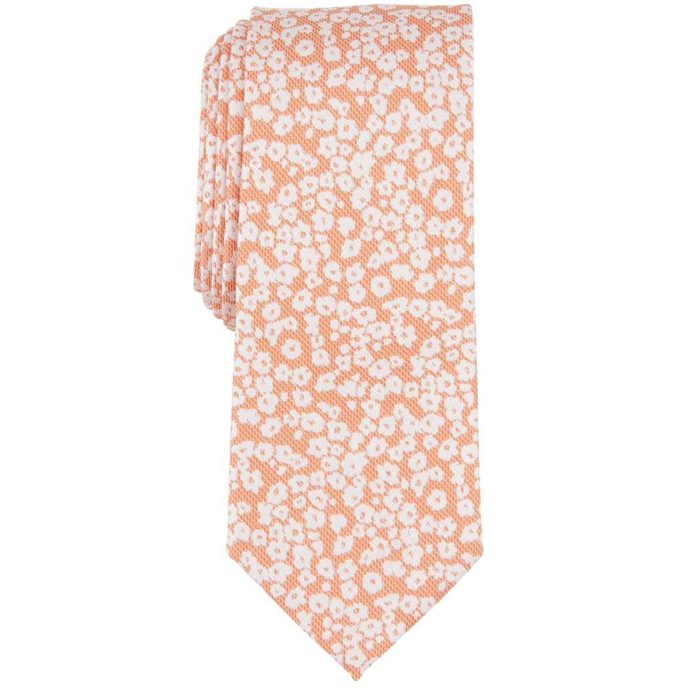 Bar III Men Brennan Floral Tie Melon